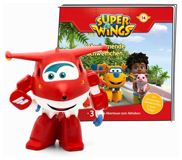  10000129 Super Wings – Schwimmende Schweinchen (Blau, Rot, Weiß) 