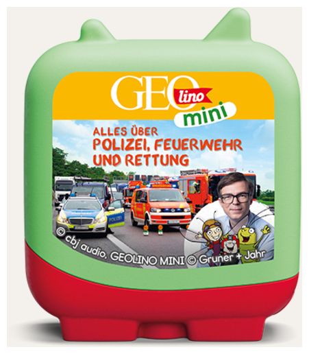 46 min  11003771 Clever Tonie - GEOlino mini: Alles über Polizei Feuerwehr und Rettung (Mehrfarbig) 