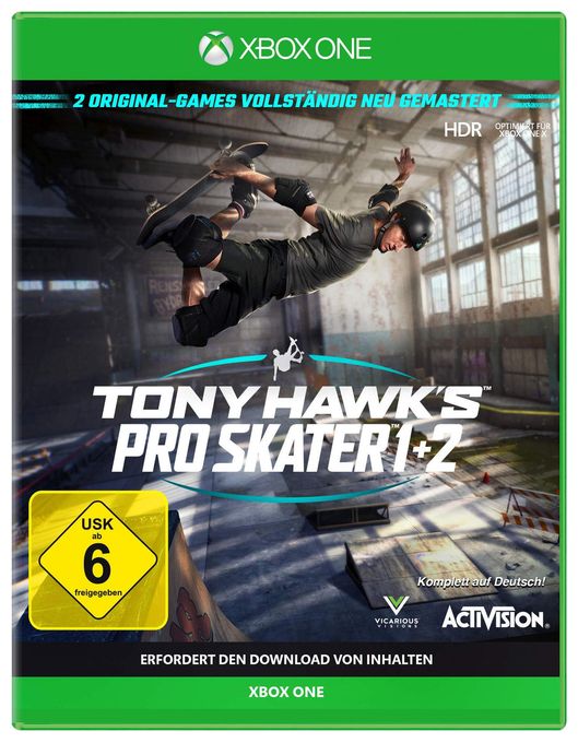 Tony Hawk's Pro Skater 1 + 2 (Xbox One) 