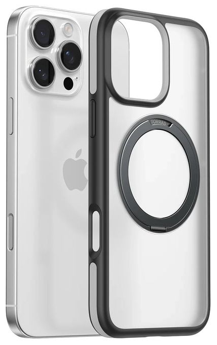 Cover für Apple iPhone 16 pro  Ostand R Fusion (Grau, Transparent) 