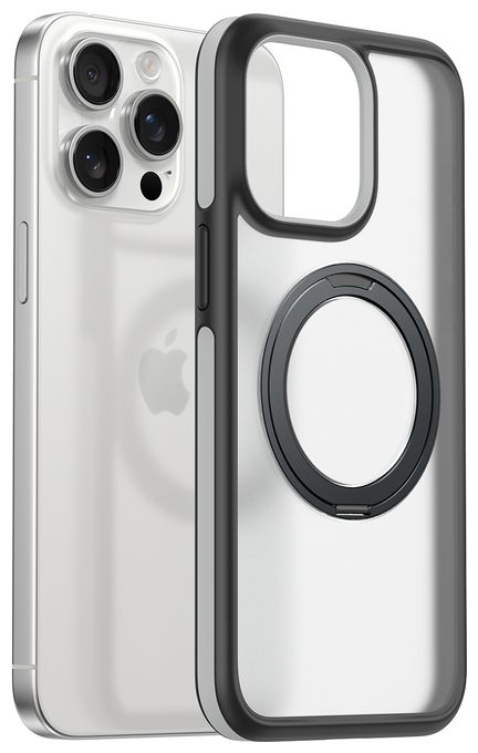 Cover für Apple iPhone 16 Pro Max  Ostand R Fusion (Schwarz) 