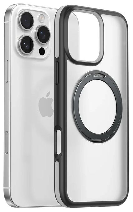Cover für Apple iPhone 16 pro  Ostand R Fusion (Grau, Transparent) 