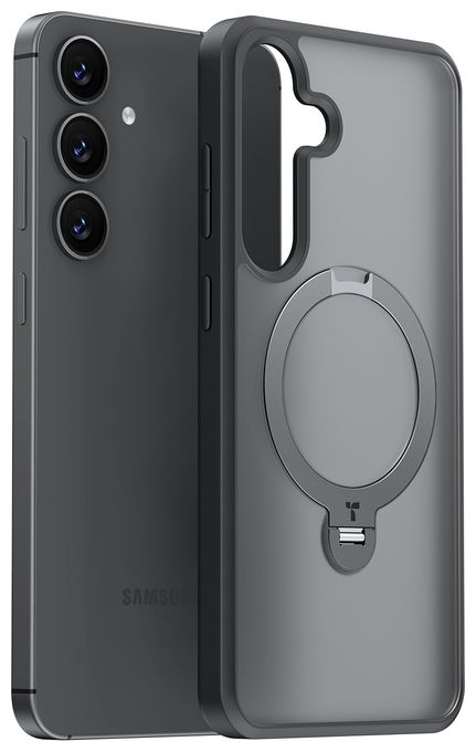 Cover für Samsung S25  Ostand Spin (Schwarz) 