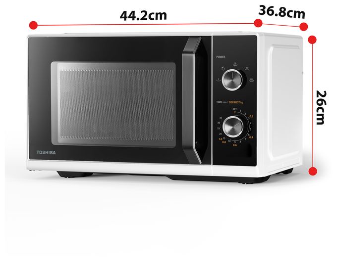 Freistehende Mikrowelle 800 W Größe: klein 5 Stufen  MW3-MM20PF(WH) (Weiß) 