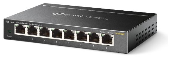 8-Port 10/100/1000Mbit/s Desktop-Switch 