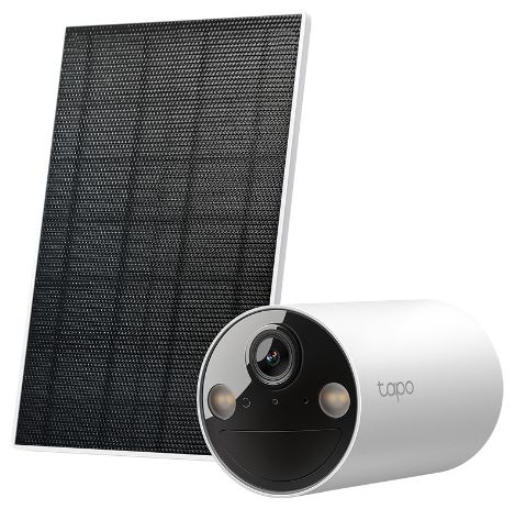 2304 x 1296 Pixel IP-Sicherheitskamera IP65 Außen Nachtsicht  Tapo C410 Kit (Weiß) 