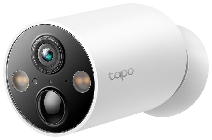 2560 x 1440 Pixel IP-Sicherheitskamera IP66 Außen Nachtsicht  Tapo C425 (Weiß) 