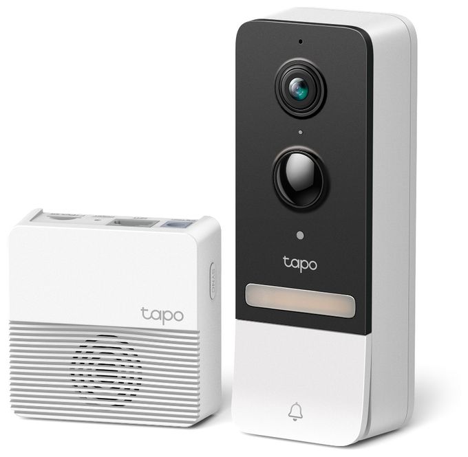 Wlan  Tapo D230S1 Smart Battery Video Doorbell (Schwarz, Weiß) 