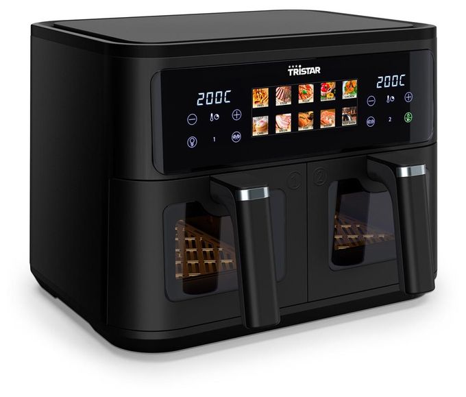 Doppel Heißluftfritteuse 9 l 2500 W  FR-9075 (Schwarz) 