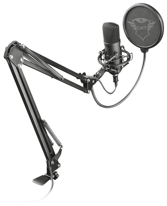 Kabelgebunden Studio-Mikrofon USB  GXT252+ Emita Plus (Schwarz) 