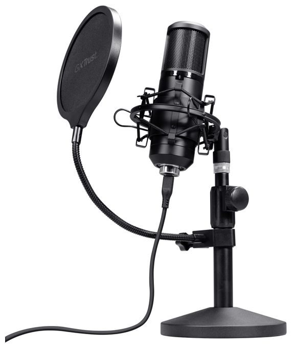Kabelgebunden Studio-Mikrofon USB  GXT269 Emita II (Schwarz) 