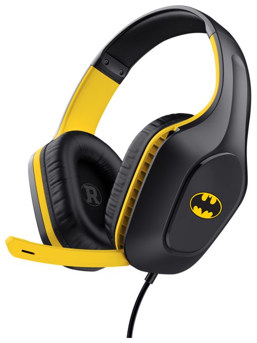Over Ear Kopfhörer Kabelgebunden  GXT415BM Zirox Batman (Schwarz, Gelb) 