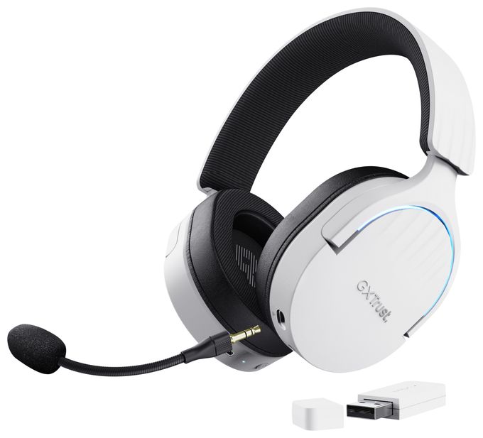 Bluetooth Kopfhörer kabelgebunden&kabellos 22 h Laufzeit USB Typ-C  GXT491 Fayzo (Schwarz, Weiß) 