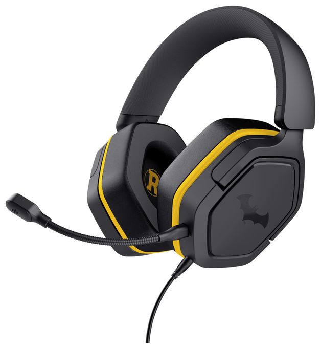 Over Ear Kopfhörer Kabelgebunden  GXT492BM Carus Batman (Schwarz, Gelb) 