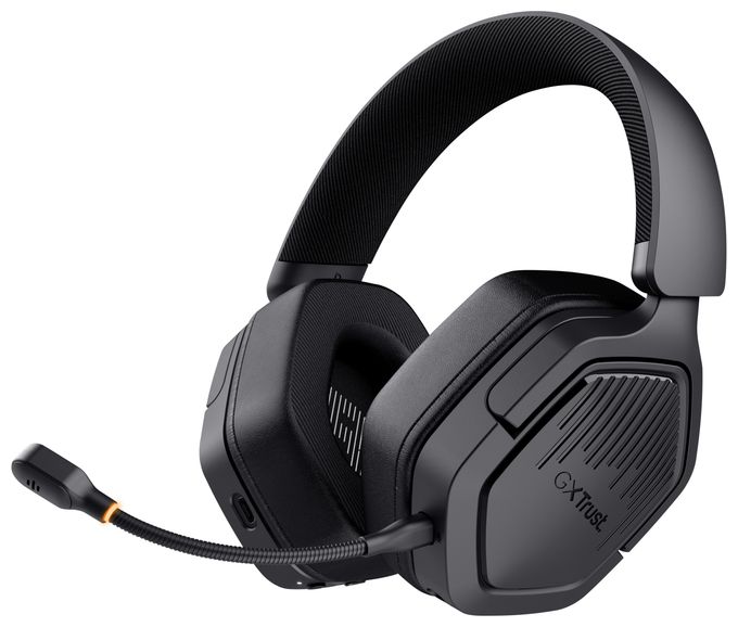Over Ear Bluetooth Kopfhörer kabelgebunden&kabellos 20 h Laufzeit USB Type-C / USB Type-A  GXT493 Carus (Schwarz) 