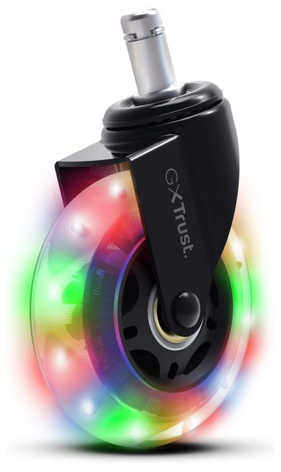 Nachlaufrad  GXT701 Gel Rollen für Gaming-Stuhl (Schwarz) 