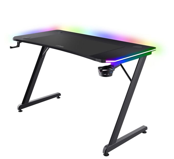 bis 150 kg  GXT710 Luminus Pro RGB Gamingtisch (Schwarz) 