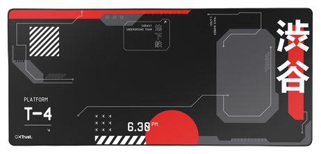 Mauspad  GXT759 XXL (Schwarz, Rot) 