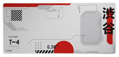 Mauspad (Schwarz, Grau, Rot, Weiß) GXT759 XXL 