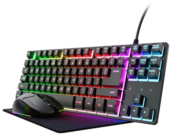 RGB-LED Gaming Tastatur USB  GXT794 3-in-1 Gaming (Schwarz) 