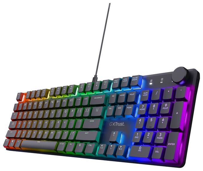 LED Gaming Tastatur USB  GXT866 Torix (Schwarz) 