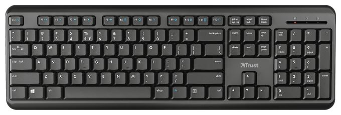 Büro Tastatur RF Wireless 2.4 GHz  Ody (Schwarz) 