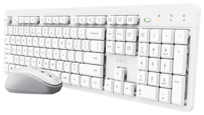 Heimbüro Tastatur RF Wireless  Ody II (Weiß) 