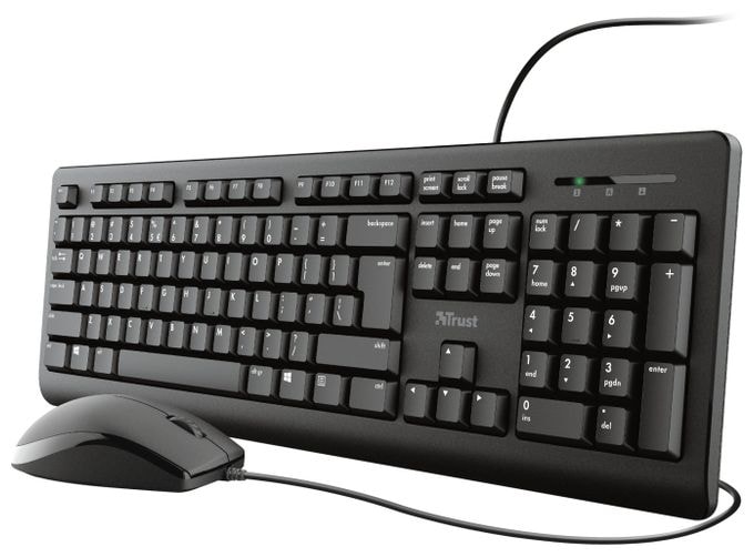 Büro Tastatur USB  Primo (Schwarz) 