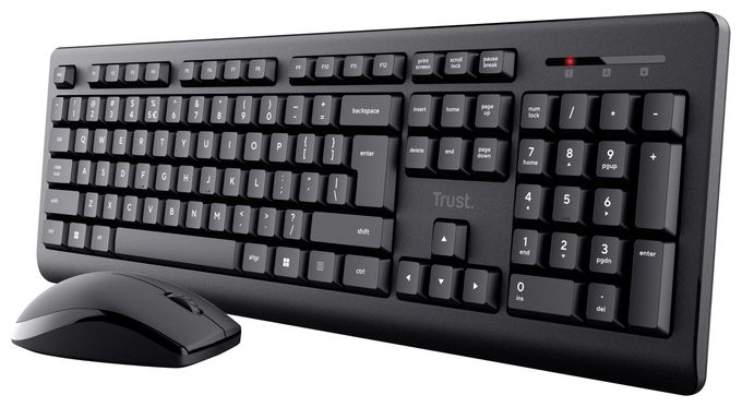 Büro Tastatur RF Wireless  Primo (Schwarz) 