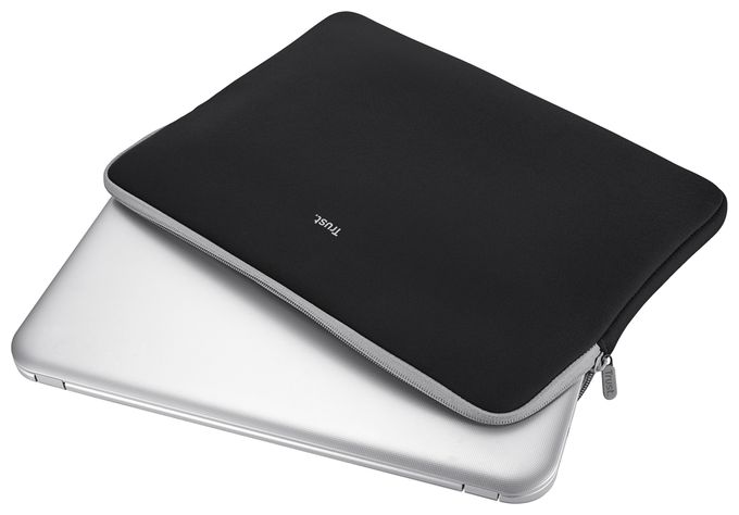 bis 39,6 cm (15.6 Zoll) (Schwarz) Primo Notebook-Sleeve 