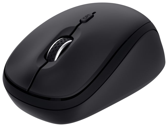 1600 DPI Universal Maus Optisch  Yvi+ (Schwarz) 
