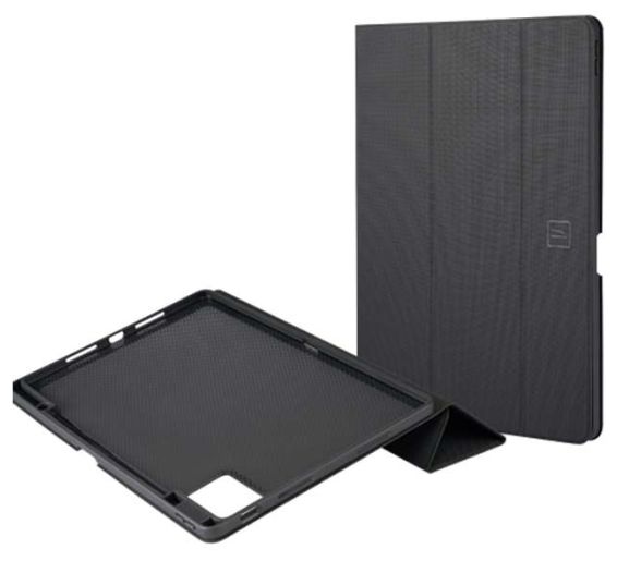 Folio aus Thermoplastische Polyurethane (TPU), Polyurethan für Lenovo Idea Tab Plus 12.1" (2025) bis 30,7 cm (12.1") mit Magnetverschluss (Schwarz) Tre 