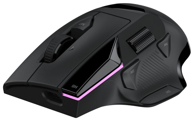 30000 DPI Gaming Maus Optisch  Command Series MC5 Wireless (Schwarz) 