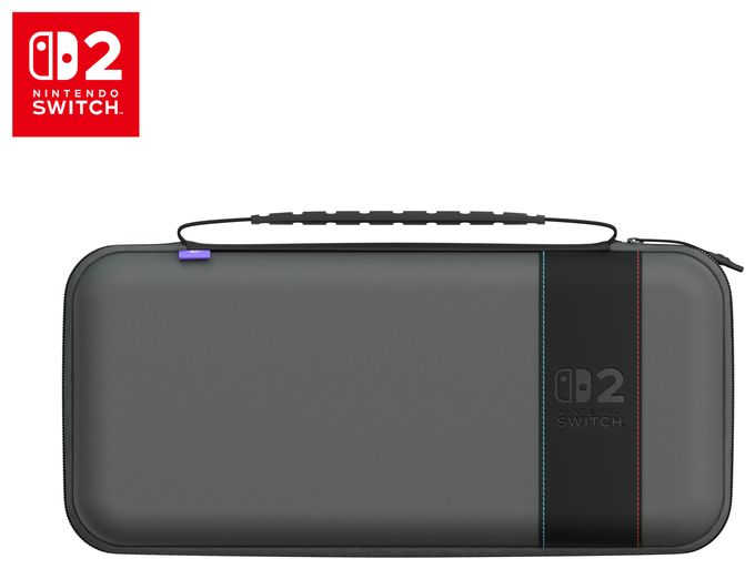 PlayTrek Etui Offiziell von Nintendo lizenzierte Reiseetui zum Schutz deiner Nintendo Switch 2, Antrazitschwarz 