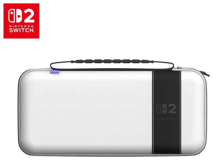 PlayTrek Etui Offiziell von Nintendo lizenzierte Reiseetui zum Schutz deiner Nintendo Switch 2, Weiß 