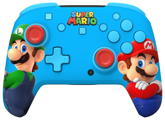 Digital Gamepad für Nintendo Switch, Nintendo Switch 2, Nintendo Switch Lite, Nintendo Switch OLED  Rematch Wireless Controller Super Mario: Mario & Luigi (Mehrfarbig) 