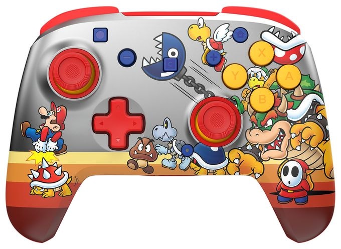 Digital Gamepad für Nintendo Switch, Nintendo Switch 2, Nintendo Switch Lite, Nintendo Switch OLED  Rematch Wireless Controller Super Mario: Koopa Troop (Mehrfarbig) 