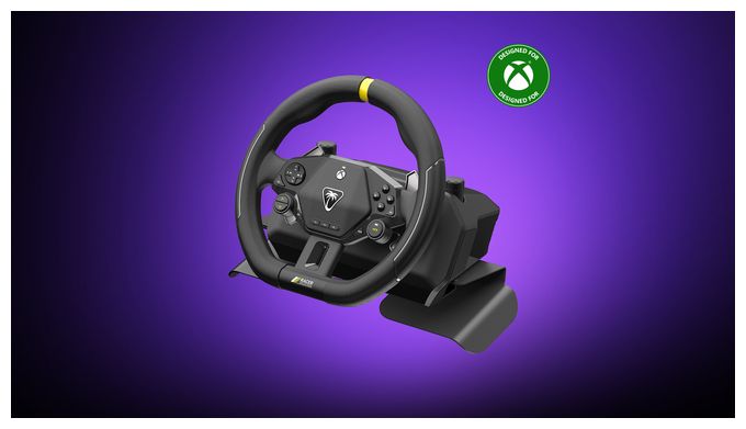 Getriebe für Android, PC, Xbox One, Xbox One S, Xbox One X, Xbox Series S, Xbox Series X  VelocityOne Racer Wireless Wheel (Schwarz) 
