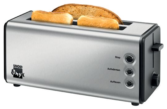 Toaster 1180 W 4 Scheibe(n)  38915 Onyx (Schwarz, Edelstahl) 
