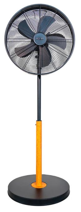 Ventilator Stand neigbar  Black Steel (Schwarz, Holz) 