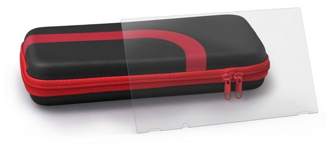 Gaming-Controllergehäuse Nintendo Switch  8in1 Zubehör-Set (Schwarz, Rot) 