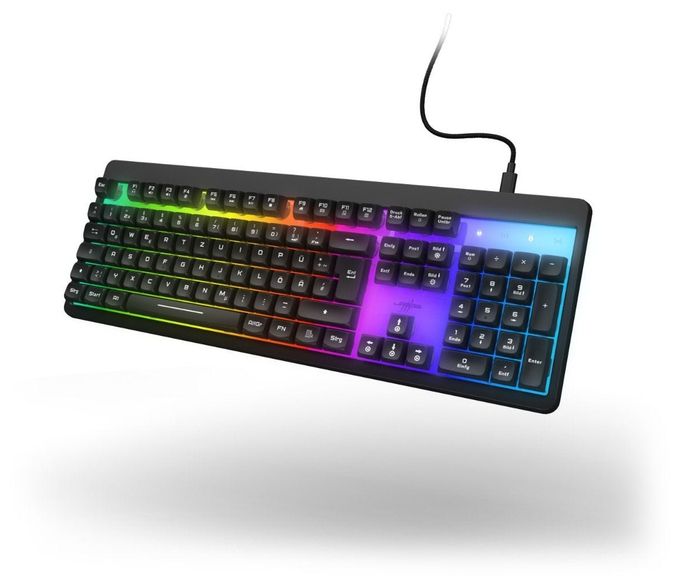 RGB-LED Gaming Tastatur USB  Exodus 215 Illuminated (Schwarz) 