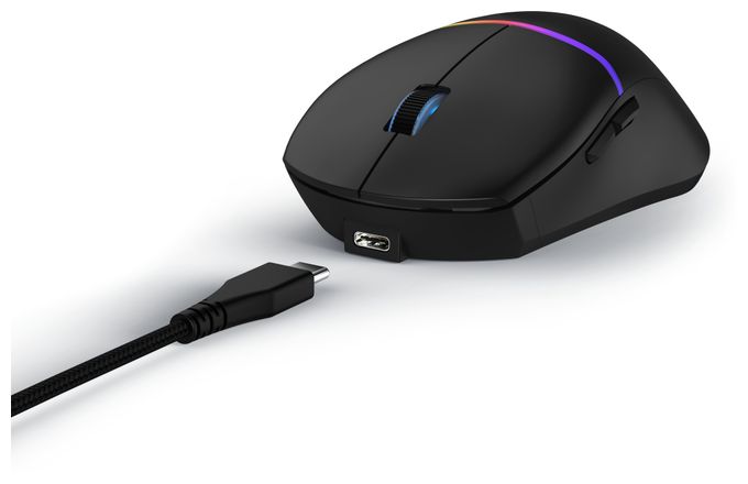 8000 DPI Gaming Maus Optisch  Reaper 330 (Schwarz) 