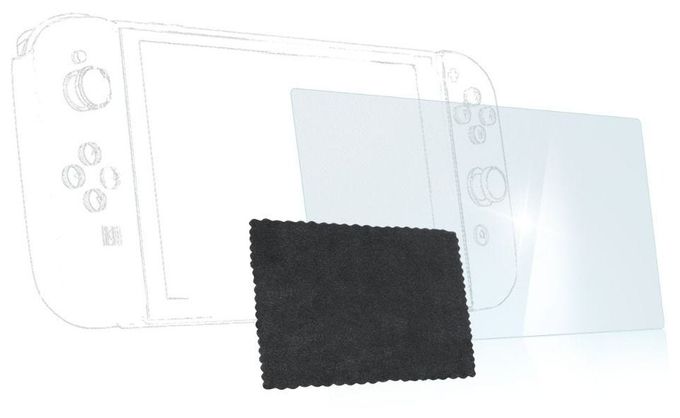 Schutz-Set Nintendo Switch  Schutzglas (Transparent) 