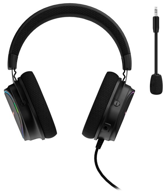 Ohraufliegender Kopfhörer Kabelgebunden USB Typ-A  SoundZ 800 7.1 V2 (Schwarz) 