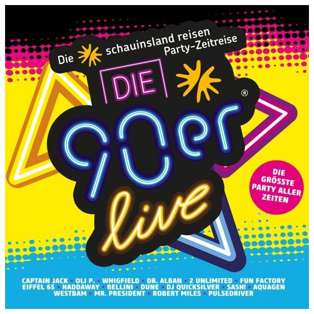 VARIOUS - Die 90er Live - Die Größte 90er Party Aller Zeiten 