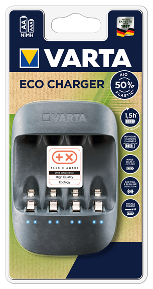 Varta Eco Charger + 4x AA 2100mAh - 57680 101 451 