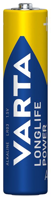 Batterien AAA, 10 Stück, Longlife Power, Alkaline, 1,5V, ideal für Spielzeug, Funkmaus, Taschenlampen, Verpackung zu 90% recycelt, Made in Germany 