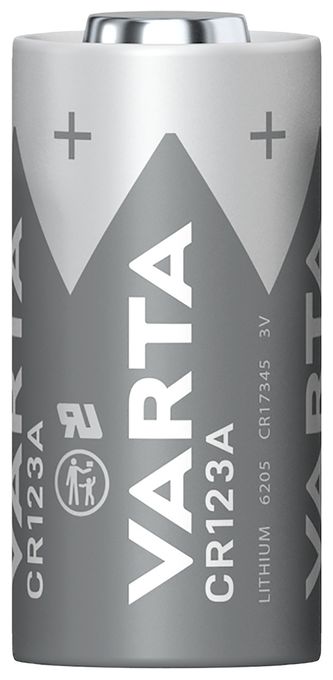 Batterien CR123A Lithium Rundzelle, 1 Stück, 3V, Spezialbatterien für elektronische Kleingeräte, mit langanhaltender, höchster Leistung 