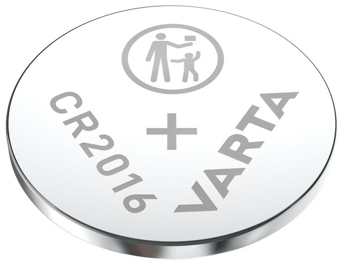 CR2016 Lithium 3 V 1 Stück  Lithium Coin Knopfzelle (Metallisch) 